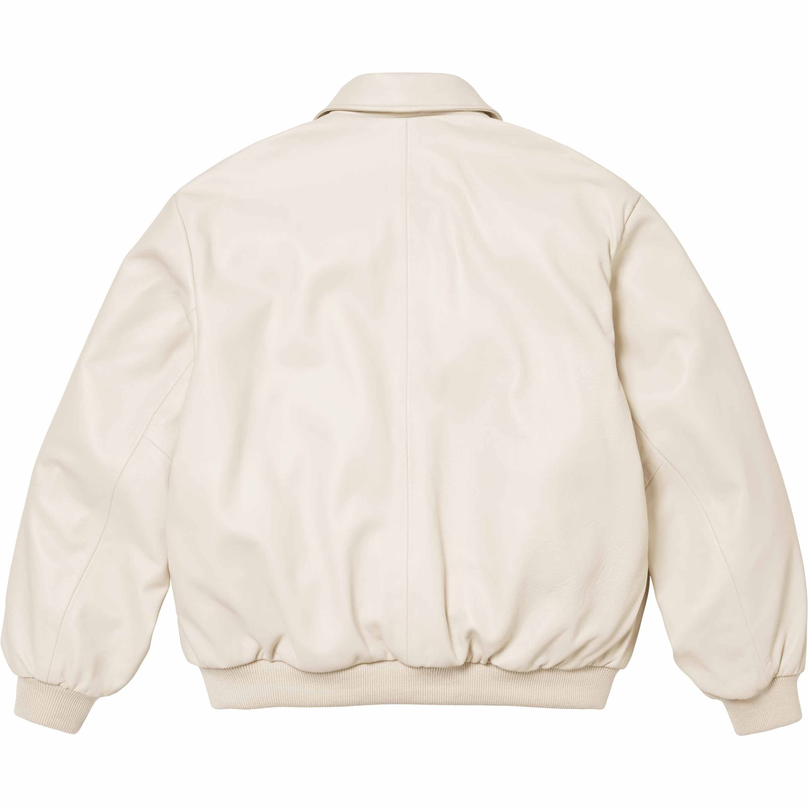 Supreme®/Schott® Hooded Leather Bomber Jacket view 5